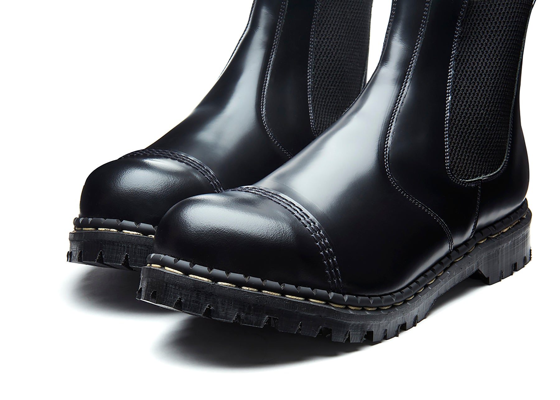 Solvoai NPS Solovair Outlet | Factory Second | Boots | Black Hi-Shine Steel Toe ...