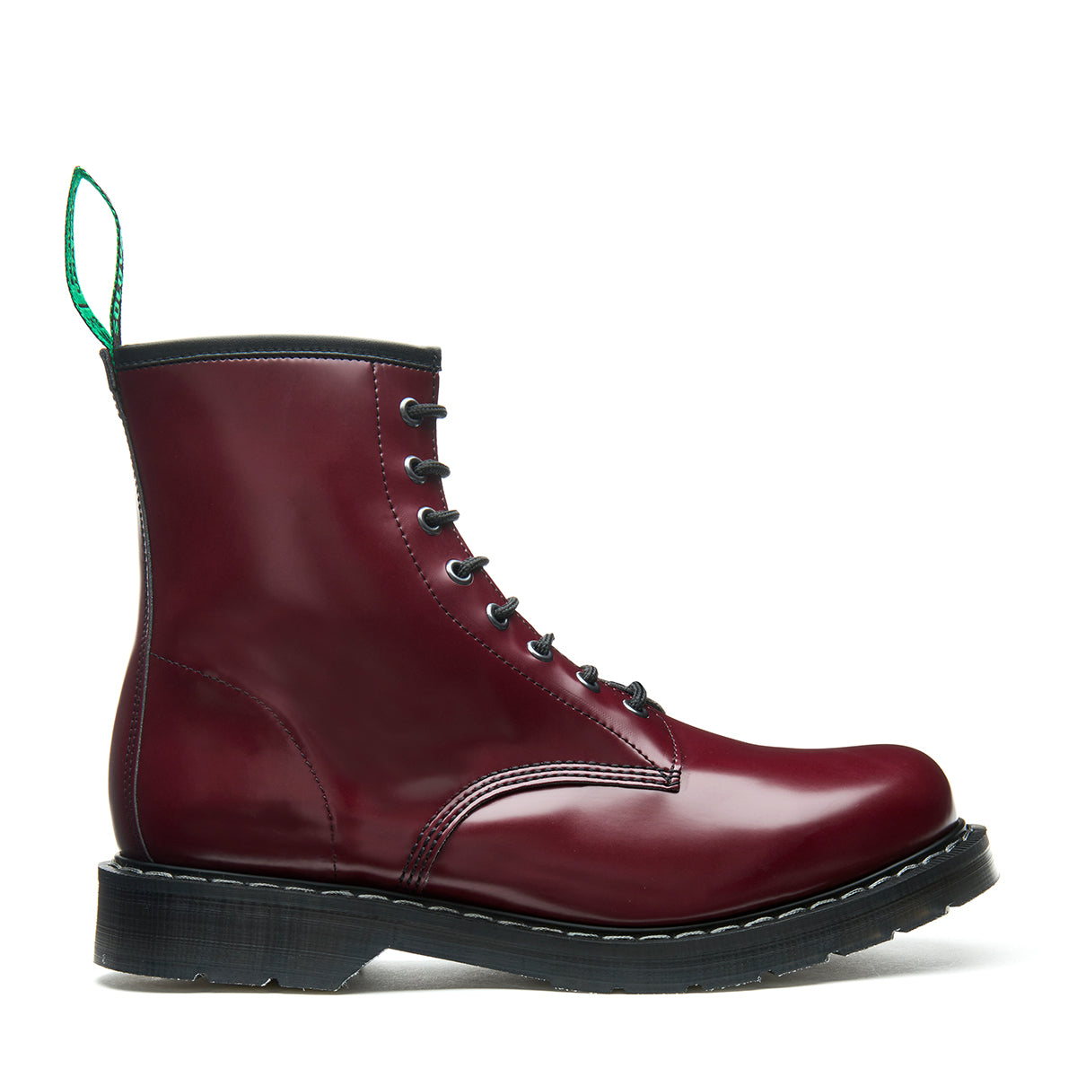 NPS Solovair Outlet Factory Second Boots Merlot Vegan HiShine 8